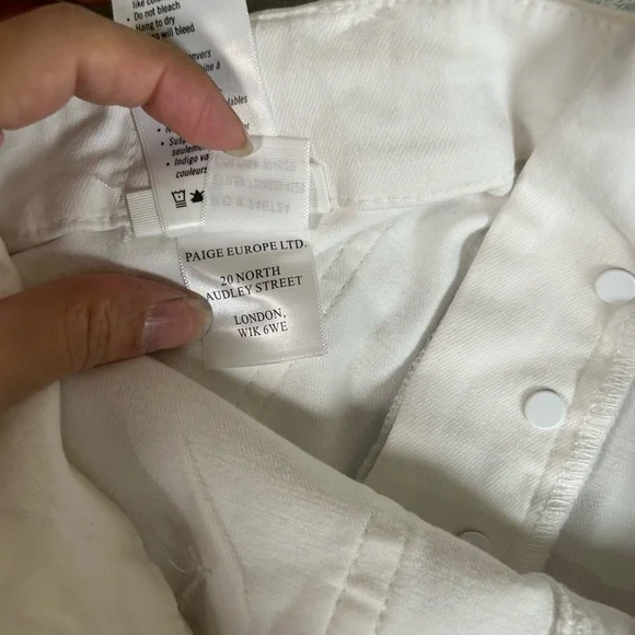 Paige mayslie white utility jogger pants - Picture 14 of 16